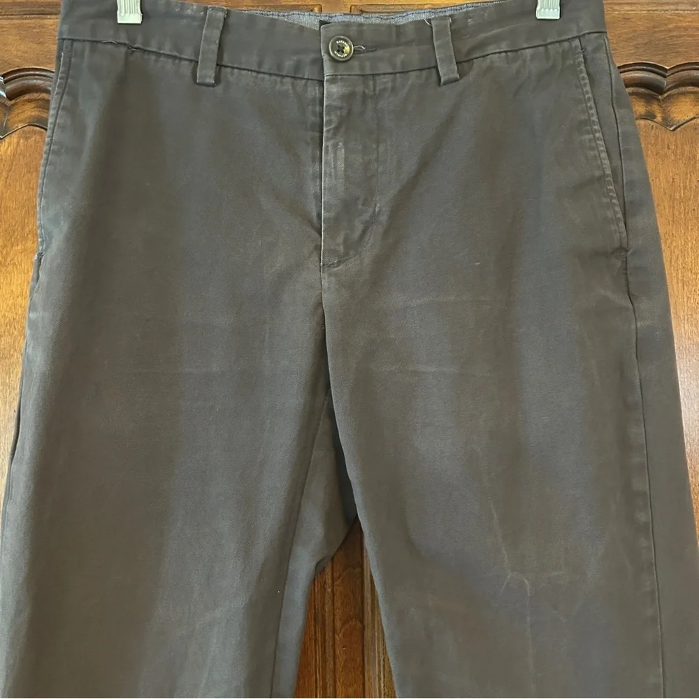 Banana Republic Men's Straight Fit Emerson Chino Sharp Grey Size 30x30